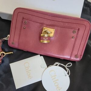 Chloe Pink Paddington Wallet